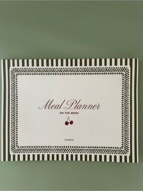 Papier meal planner